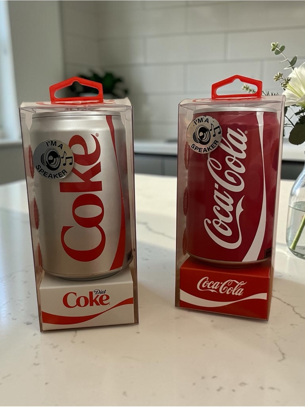 Coca Cola Mini Can Bluetooth Speaker and Radio - pick 1 - Diet Coke or Coke.